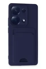 Newface Xiaomi Redmi Note 13 Pro 4g Kılıf Kelvin Kartvizitli Silikon - Lacivert