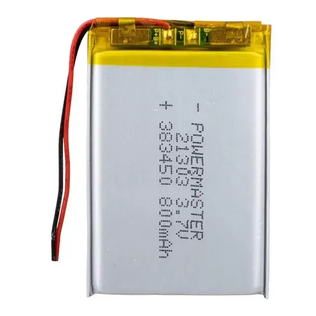 Powermaster 383450 3.7 Volt 800 Mah Lityum Polimer Pil