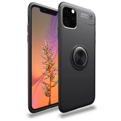 İphone 11 Pro Kılıf Range Yüzüklü Silikon - Siyah