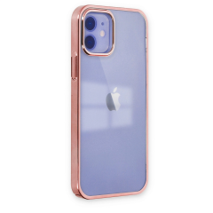 İphone 12 Kılıf Element Silikon - Pembe