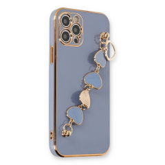 İphone 12 Pro Kılıf Esila Silikon - Gri