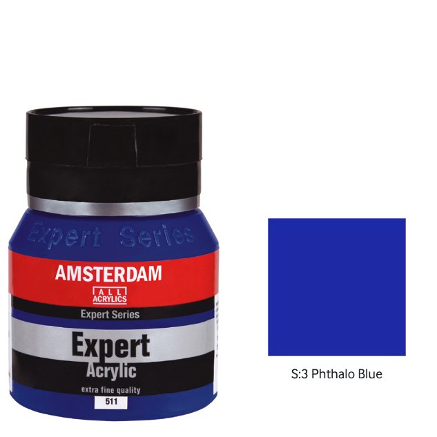 Talens Amsterdam Expert Serisi Akrilik Boya 400ml - S:3 Phthalo Blue