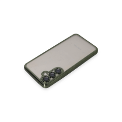 Samsung Galaxy S23 Fe Kılıf Razer Lensli Silikon - Yeşil