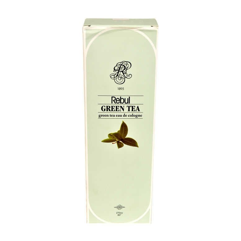 Yeşil Çay Kolonyası 80 Derece Cam Şişe Green Tea 270 ML