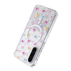 Onegif Samsung Galaxy A56 Misk Simli Magsafe Kapak - Desen 4