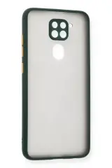 Newface Xiaomi Redmi Note 9 Kılıf Montreal Silikon Kapak - Yeşil