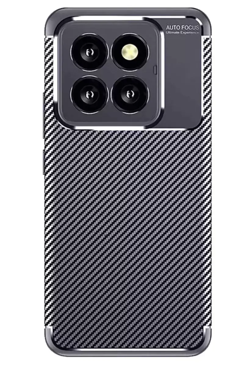 Newface Xiaomi Mi 14t Pro Kılıf Auto Focus Karbon Kapak - Lacivert