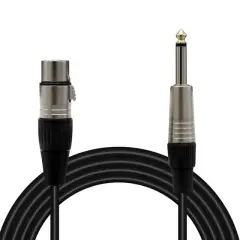 Magicvoice Ld379b 6.3 Mm Mono Erkek - Canon Dişi 15 Metre Kablo
