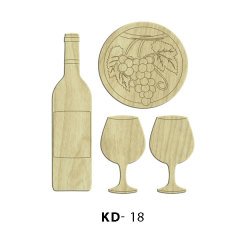Ahşap Lazer Kesim - KD18