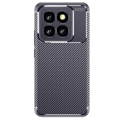 Xiaomi Mi 14t Pro Kılıf Auto Focus Karbon Kapak - Lacivert