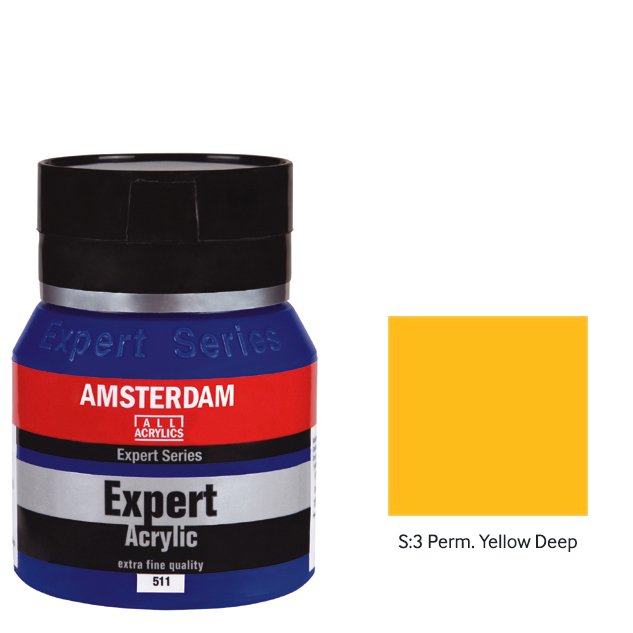 Talens Amsterdam Expert Serisi Akrilik Boya 400ml - S:3 Perm. Yellow Deep