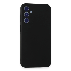 Samsung Galaxy A15 4g Kılıf First Silikon - Siyah
