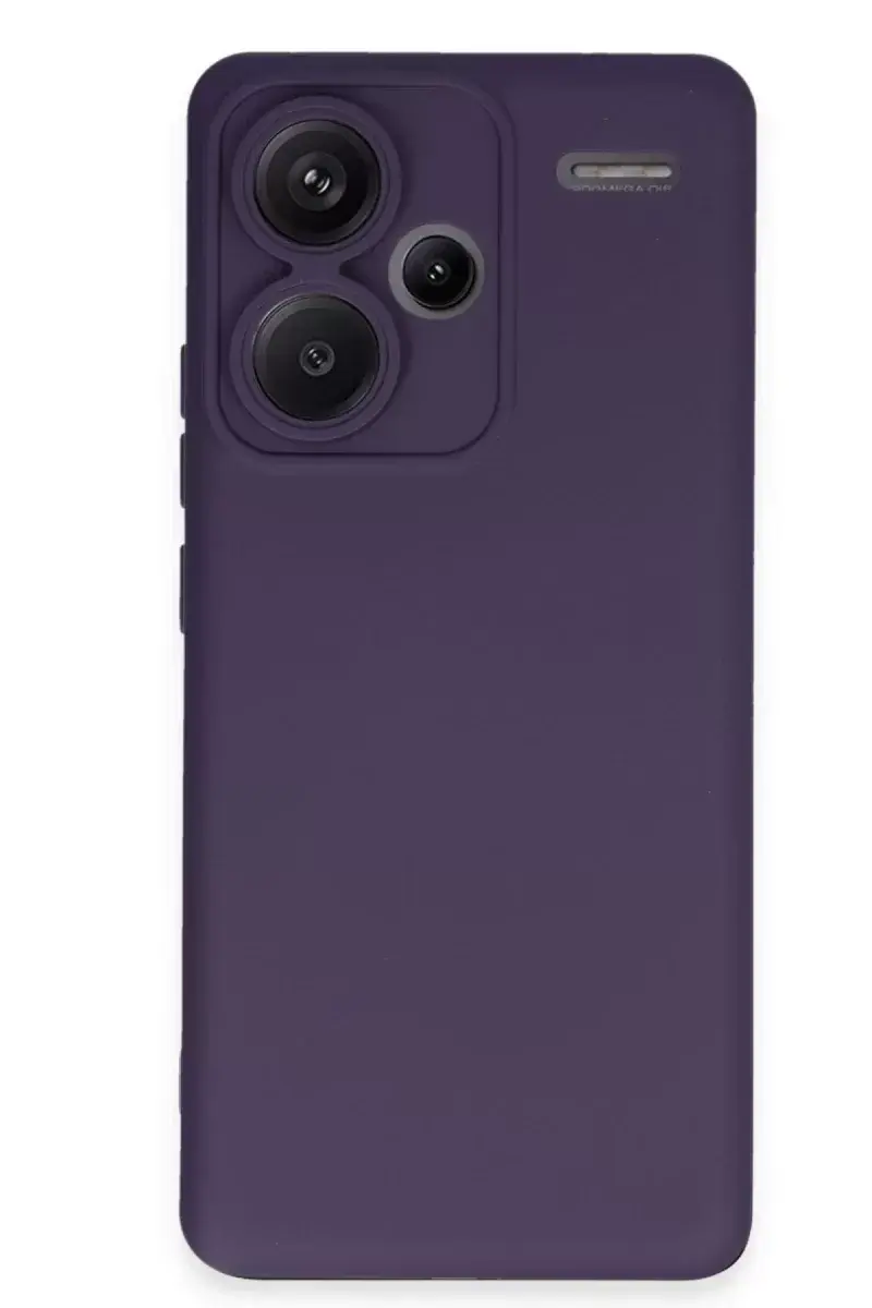 Newface Xiaomi Redmi Note 13 Pro Plus Kılıf Nano İçi Kadife Silikon - Mor