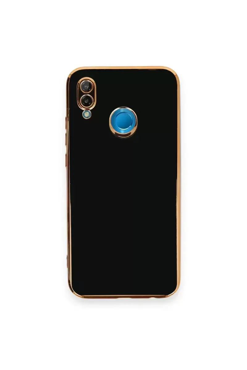 Newface Huawei P20 Lite Kılıf Volet Silikon - Siyah