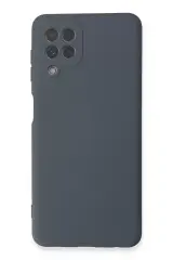 Newface Samsung Galaxy A22 Kılıf Nano İçi Kadife Silikon - Gri