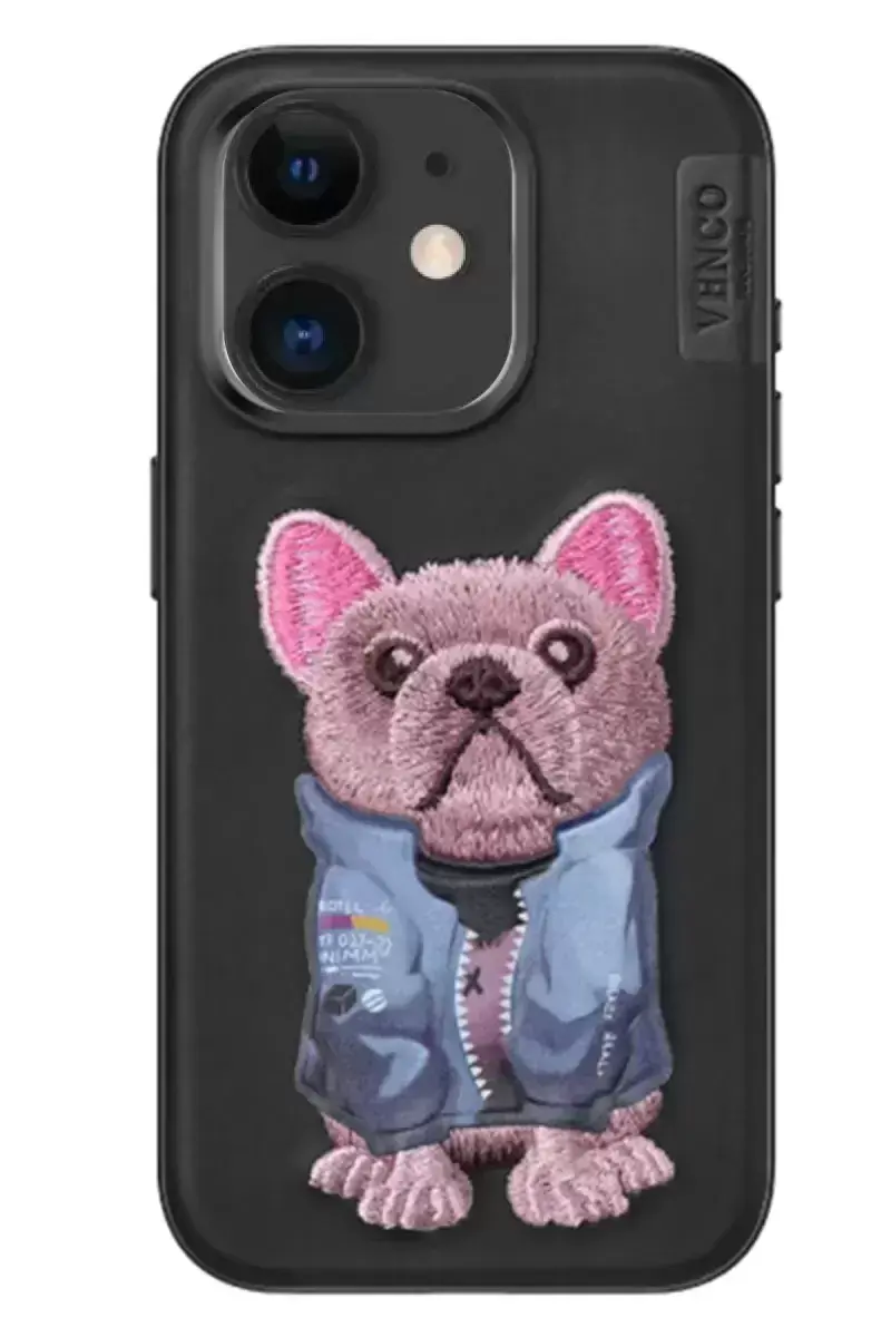 Venco İphone 11 Cute Desenli Kapak - Siyah