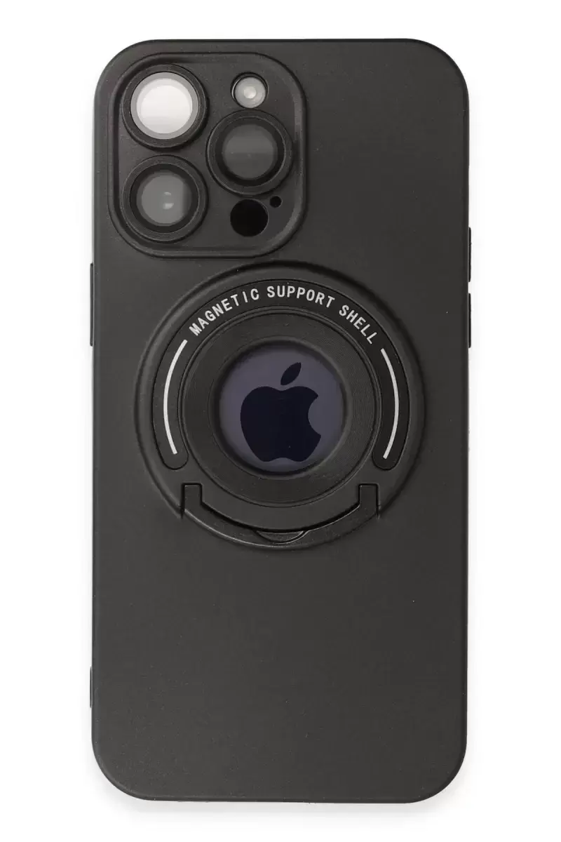 Newface Apple İphone 13 Pro Max Kılıf Lukka Magneticsafe Kapak - Siyah