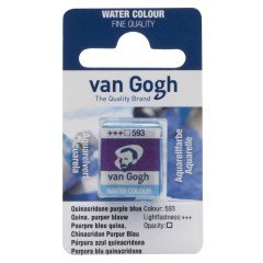 Sulu Boya Tablet 593 Quinacridone Purple Blue