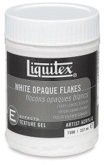 Effects -White Opaque Flakes - 237ml