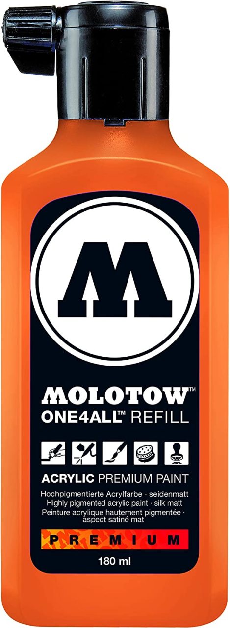 Refill 180ml - N:218 Neon Orange Fluorescent
