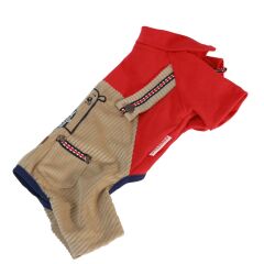 Cool Dude Tulum Kedi Köpek Tulumu Kıyafeti Large