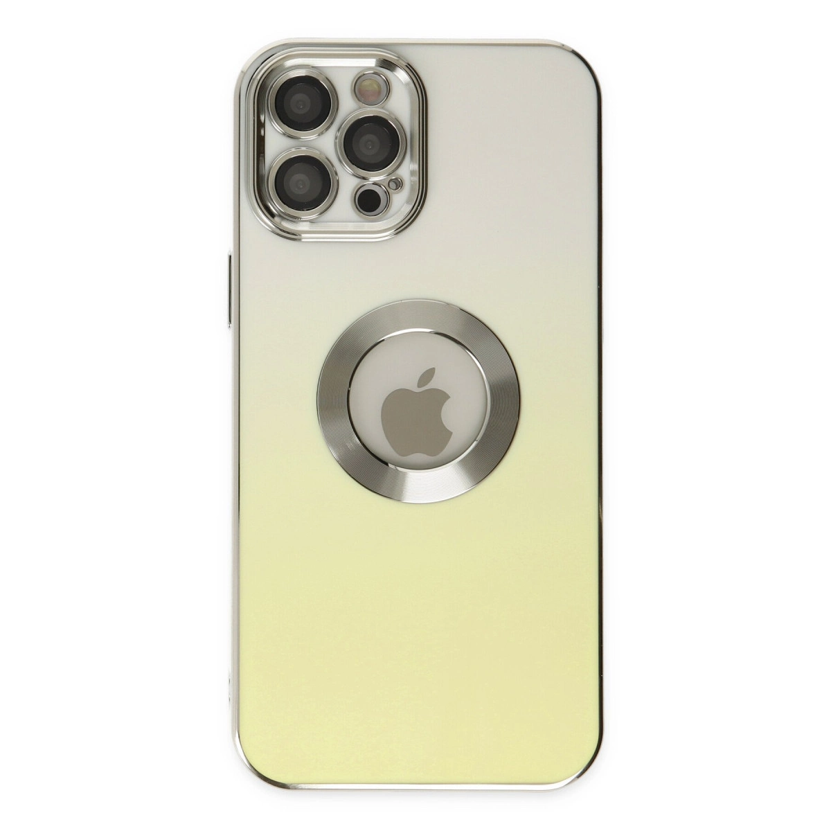 İphone 12 Pro Kılıf Best Silikon - Sarı