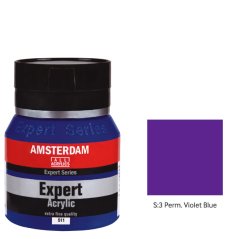 Talens Amsterdam Expert Serisi Akrilik Boya 400ml - S:3 Perm. Violet Blue