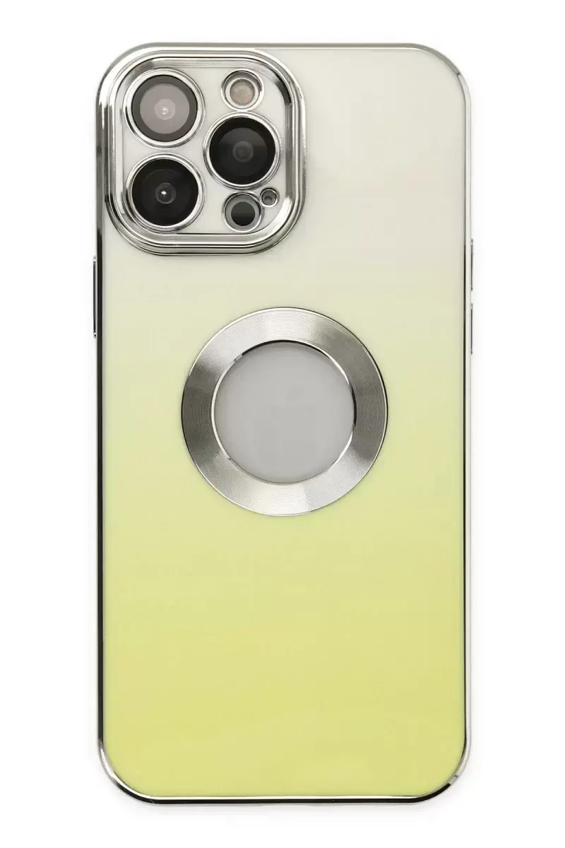 Newface Apple İphone 13 Pro Max Kılıf Best Silikon - Sarı