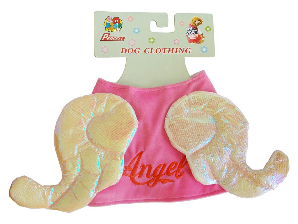 Percell Köpek Elbisesi Angel Pembe Melek 15 cm x 38 cm