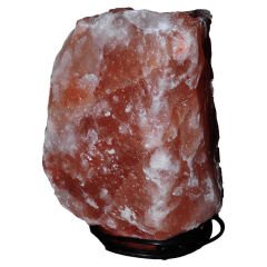 Doğal Himalaya Kaya Tuzu Lambası Kablolu Ampullü Pembe 16-18 Kg