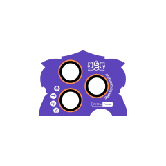 İphone 17 Pro Max Bilvis Titan Kamera Lens - Turuncu