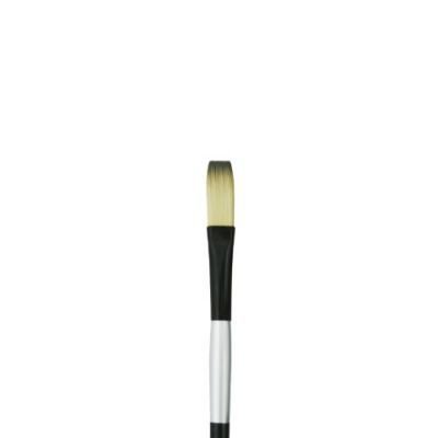 Studio Silver Seri 910 Sentetik Kıl One-Stroke Fırçası No:1/2