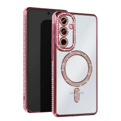 Samsung Galaxy A15 4g Joke Simli Magneticsafe Kılıf - Pembe