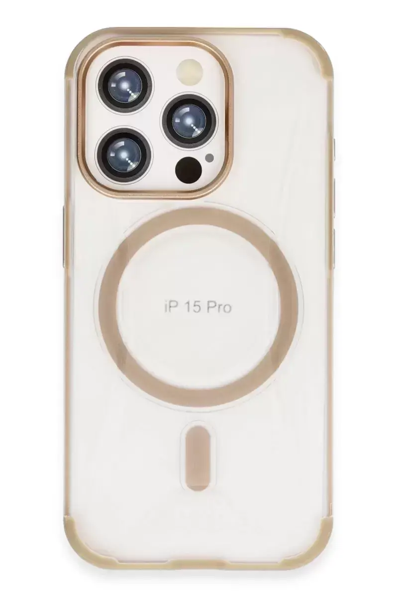 Joko İphone 15 Pro Hilton Magsafe Kapak - Gold