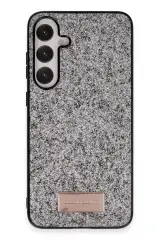 Onegif Samsung Galaxy A55 5g Bright Simli Kapak - Gümüş