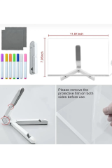 12 Inc Led Işıklı Çizim Tahtası Ayarlanabilir Stant Ve Kalemleri İle