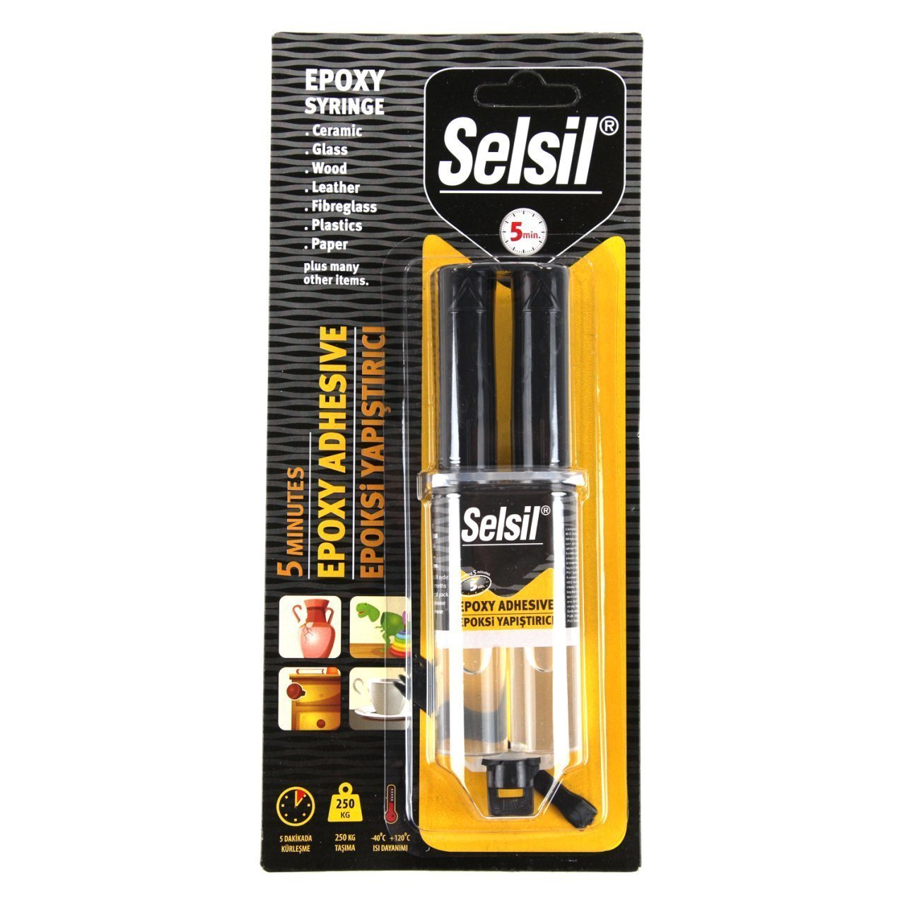 Selsil Epoksi Yapıştırıcı 28gr Şırıngalı