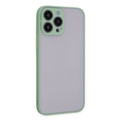 İphone 13 Pro Max Kılıf Montreal Silikon Kapak - Turkuaz