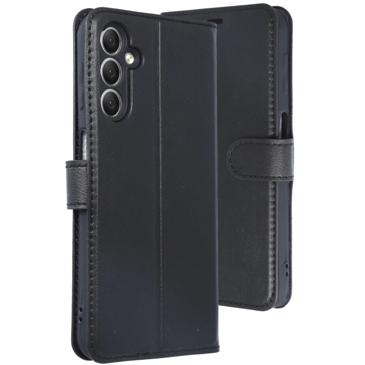 Samsung Galaxy A24 4g Kılıf Trend S Plus Kapaklı Kılıf - Siyah