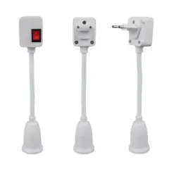 Ledx Dy-105 Prizi E27 Duya Dünüştürücü Açma Kapama Anahtarlı Oynar Başlıklı Duy