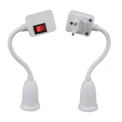 Ledx Dy-105 Prizi E27 Duya Dünüştürücü Açma Kapama Anahtarlı Oynar Başlıklı Duy