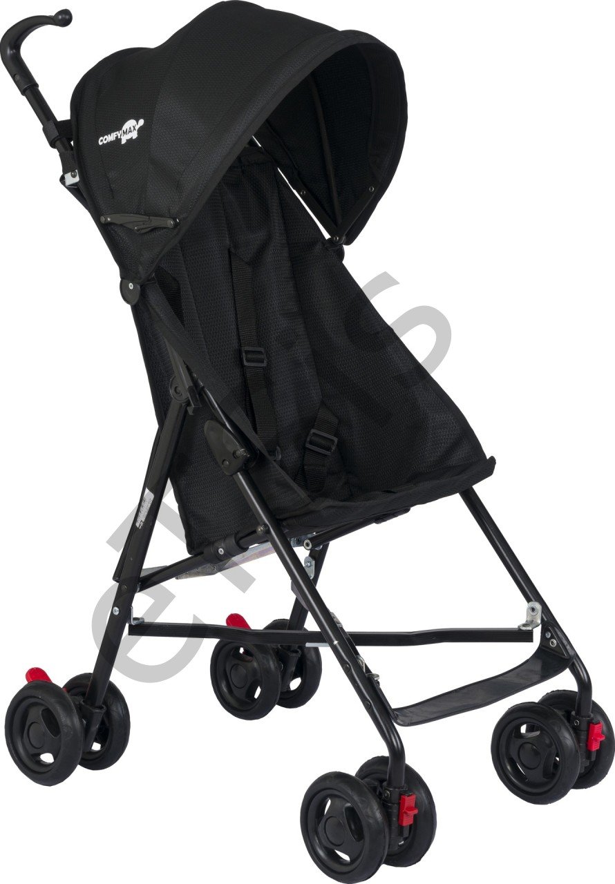Comfymax Comfort II Baston Bebek Arabası - Siyah