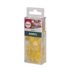 Mozaik Taşları - Transparan Işık Sarısı - 50gr