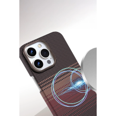 İphone 15 Pro Max Vega Magsafe Kapak - Mavi