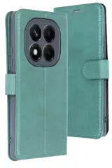 Newface Xiaomi Redmi Note 14 4g Kılıf Trend S Plus Kapaklı Kılıf - Yeşil