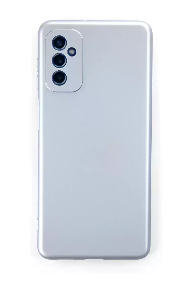 Newface Samsung Galaxy M52 5g Kılıf Nano İçi Kadife Silikon - Sky Blue
