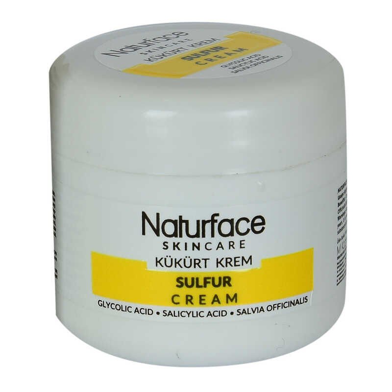 Kükürt Krem Adaçayı Yağlı Cilt Bakımı Sulfur Cream 20 ML
