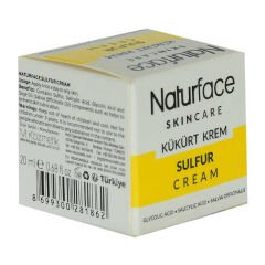 Kükürt Krem Adaçayı Yağlı Cilt Bakımı Sulfur Cream 20 ML