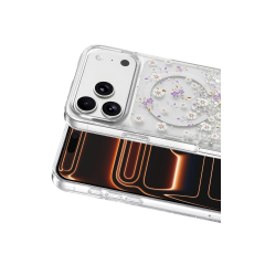 Onegif  İphone 17 Pro Misk Simli Magsafe Kapak - Desen 2
