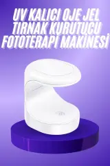 Seyehat Tipi Mini Oje Kurutucu Ultraviole Mor Işık Protez Tırnak Kurutucu